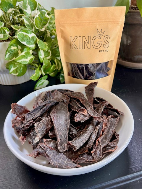 Dehydrated Beef Heart Strips